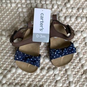 NEW 0-3 Month Baby Girl Sandals